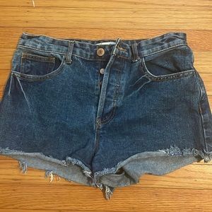 Forever21 high waisted jean shorts